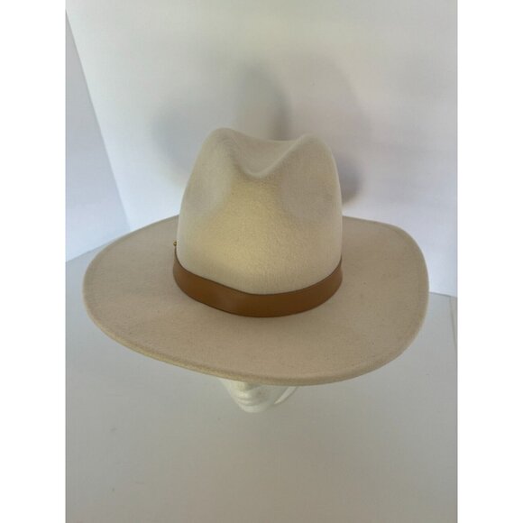 Lack of Color The Fader Hat Ivory Wool Coachella Festival Small 55 cm Australian - Picture 2 of 16